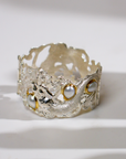 Sterling Silver Bracelet 'Mermaid' with Pearls