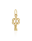 Gold Charm - Key of Love