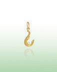 Georgian Letter S in Gold with Diamond