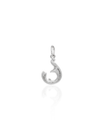 Georgian Letter A in White Gold