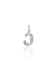 Georgian Letter E in White Gold