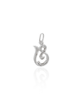Georgian Letter T' in White Gold