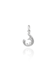 Georgian Letter A in White Gold