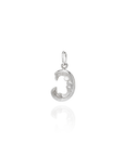 Georgian Letter E in White Gold