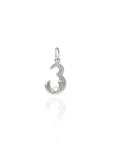Georgian Letter V in White Gold