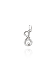 Georgian Letter Z in White Gold