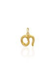 Georgian Letter T in Gold with Diamond