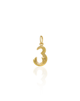 Georgian Letter V in Gold with Diamond