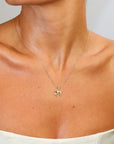Georgian Letter O in Gold with Diamond