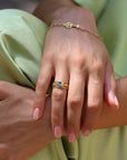 Gold Bracelet - Keys of Fortune - One Charm