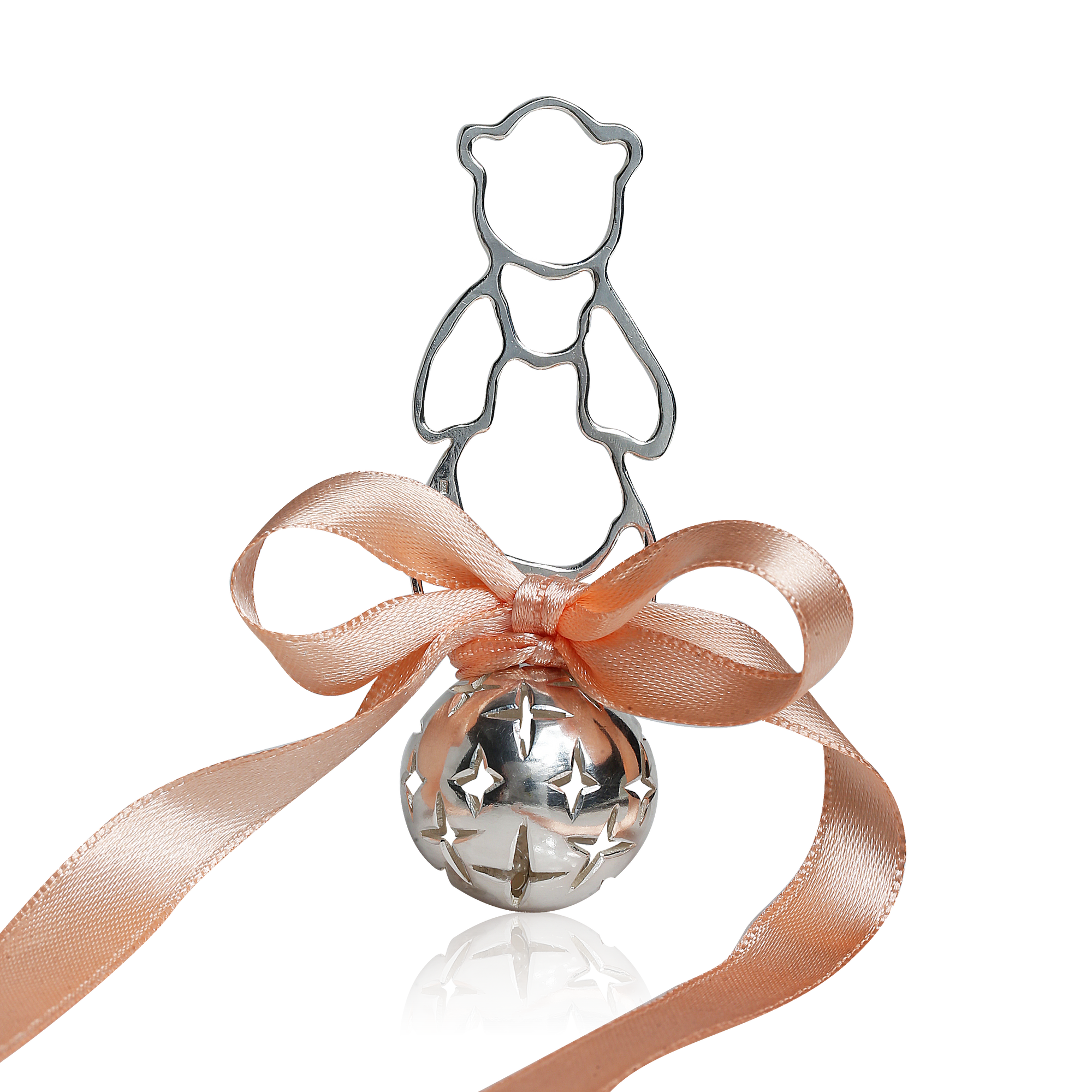 Beautiful rattle toy for children from Sterling silver by Marilisi Jewelry House perfect gift for your little ones