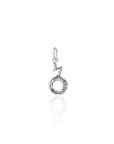 Georgian Letter B in White Gold