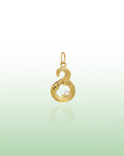 Georgian Letter G in Gold with Diamond