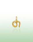 Georgian Letter T in Gold with Diamond