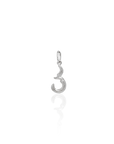 Georgian Letter K in White Gold