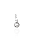 Georgian Letter B in White Gold