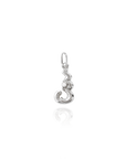 Georgian Letter H in White Gold