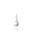 Georgian Letter Q in White Gold