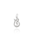 Georgian Letter T' in White Gold