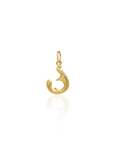 Georgian Letter A in Gold with Diamond