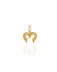 Georgian Letter O in Gold with Diamond