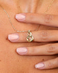 Georgian Letter G in Gold with Diamond