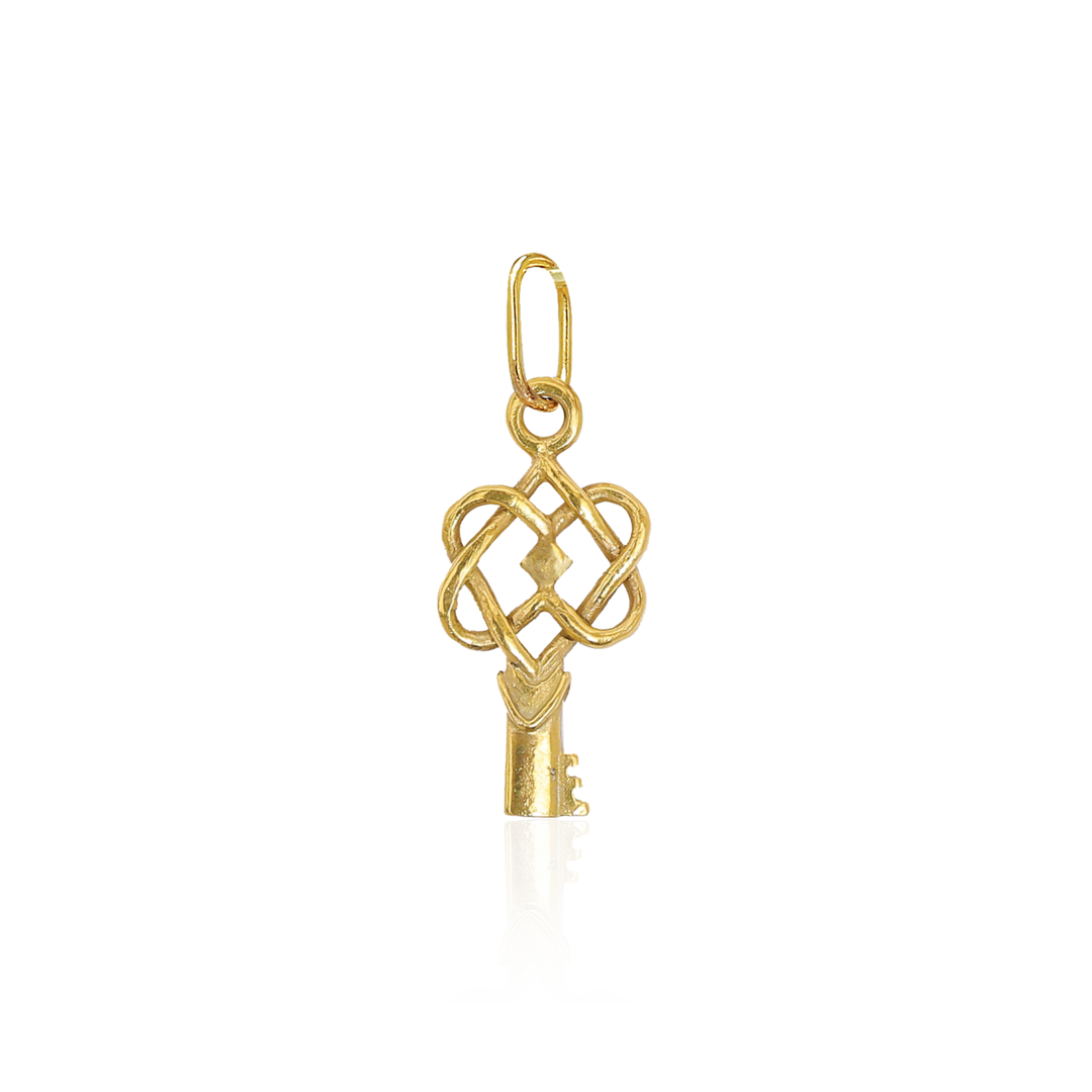 gold key charm