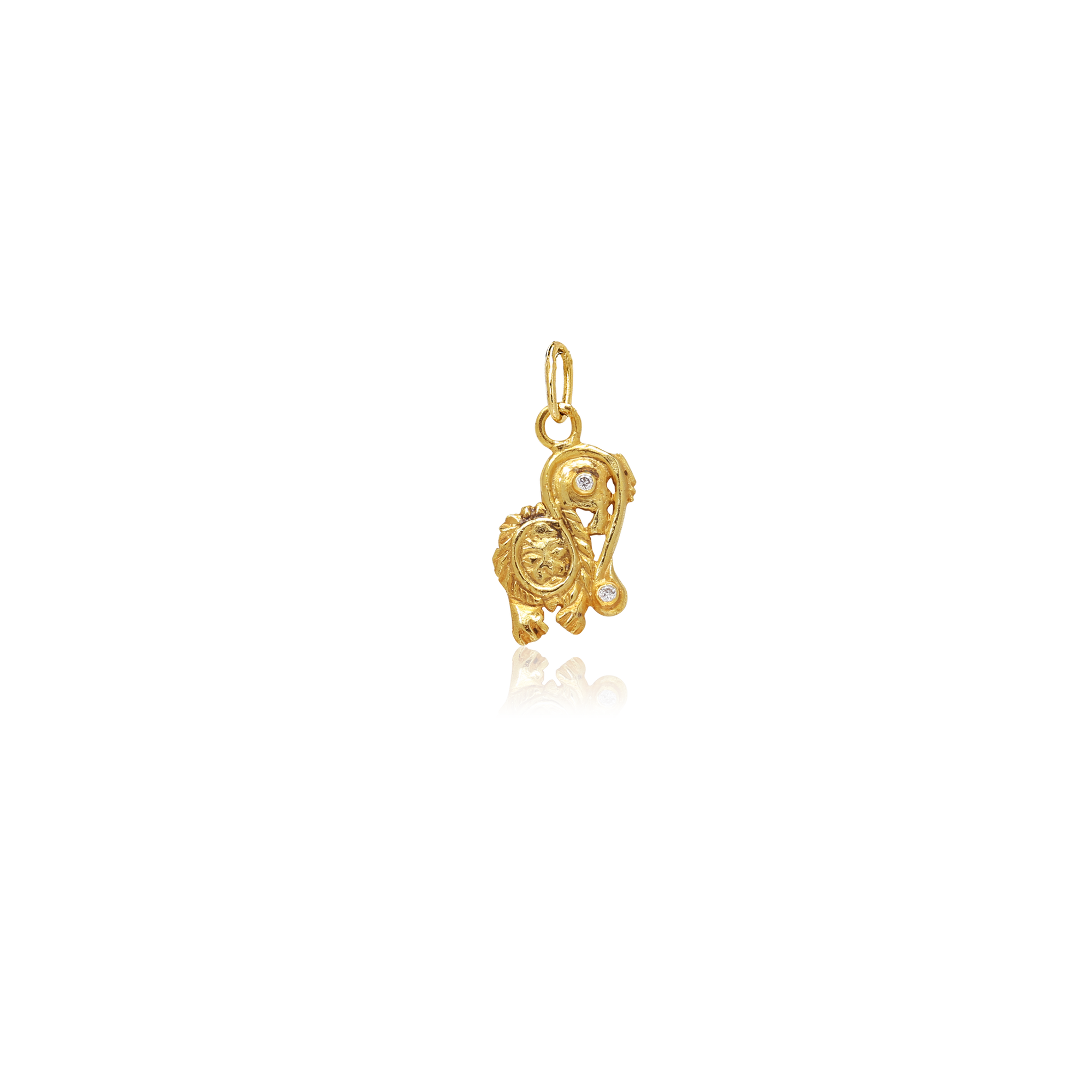 lion zodiac pendant