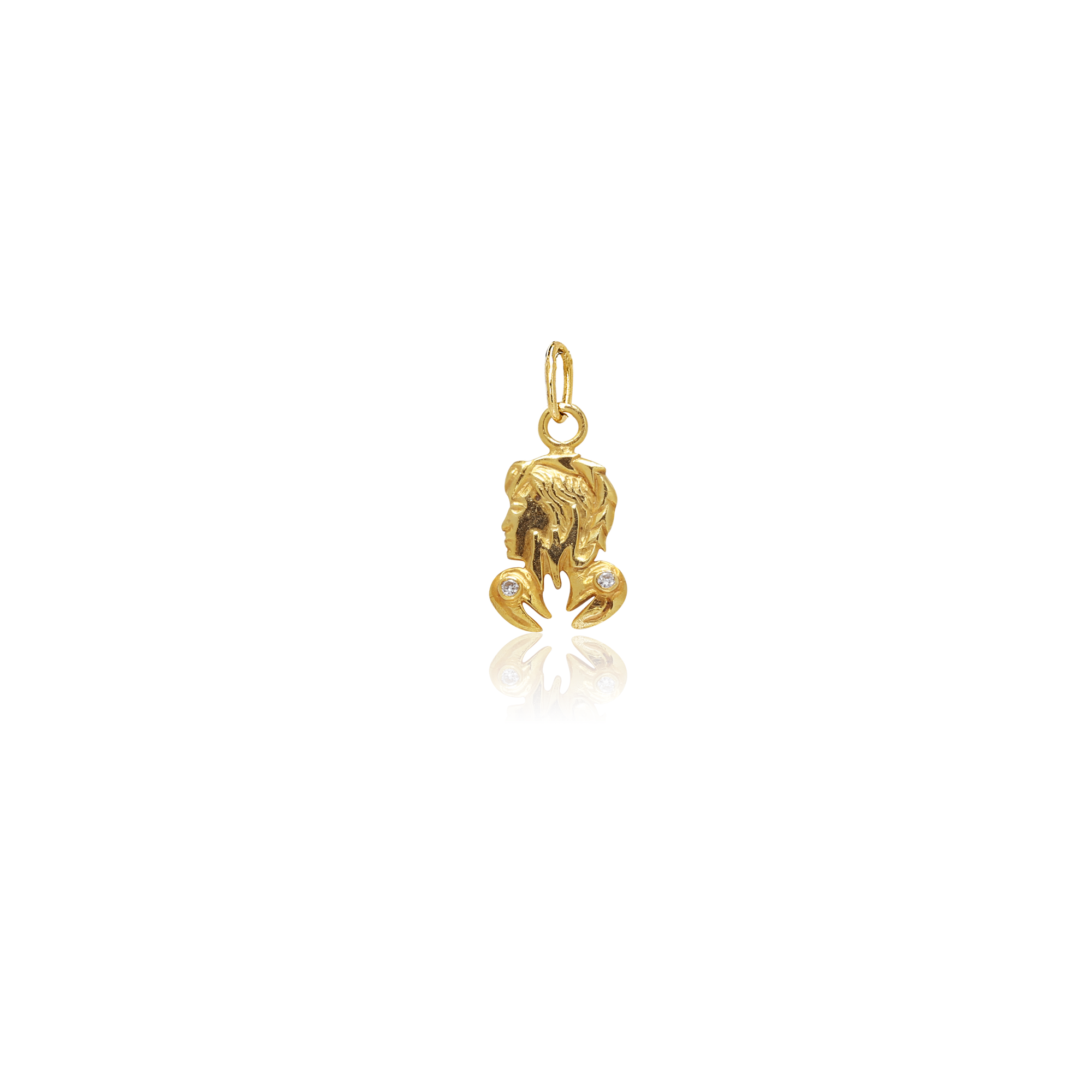gold scorpio pendant