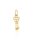 key charm with diamond