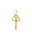 Gold Charm - Key of Wisdom