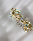 Turquoise Ring 'Tiger & Leopard'